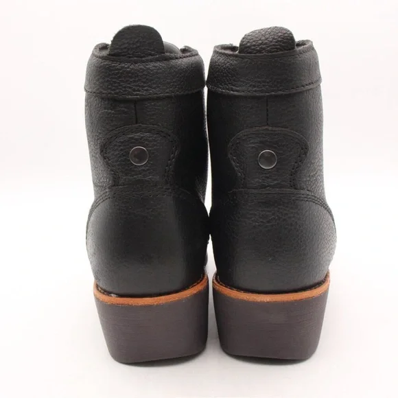 NEW WORX By Red Wing Shoes Black Steel Toe Boots - Picture 10 of 13